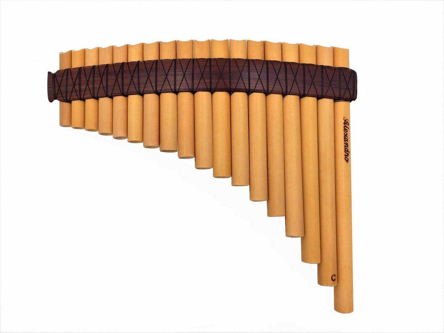 Pan Flute Professional 18 Notes – Hand Made with Corks