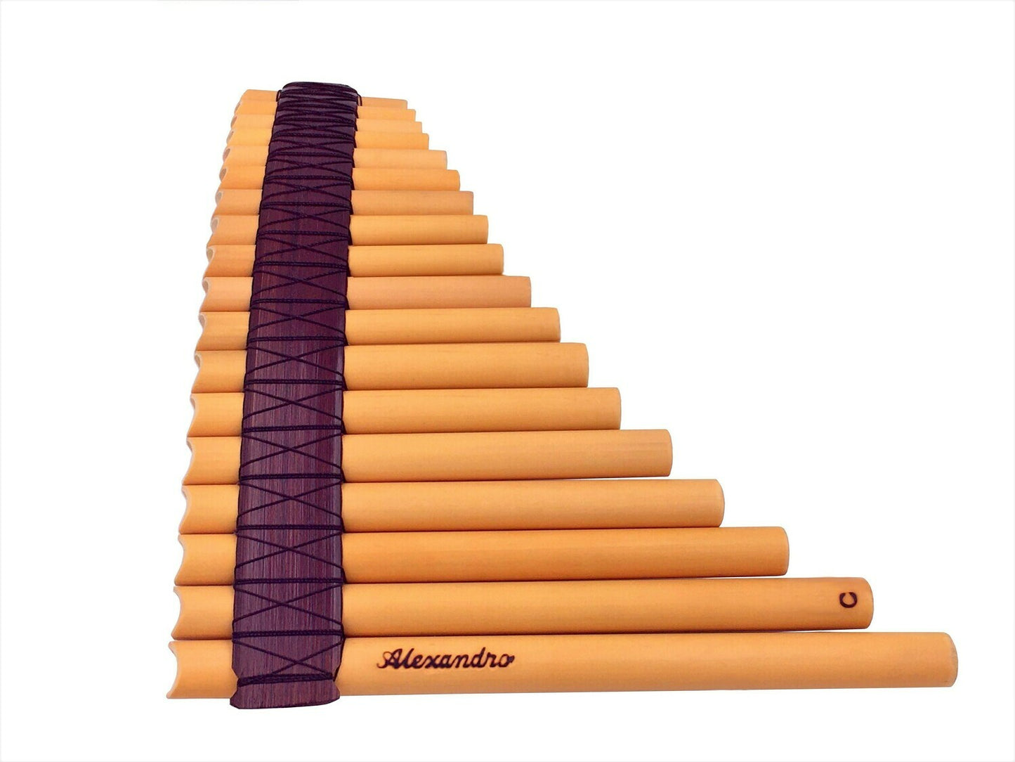 Pan Flute Professional 18 Notes – Hand Made with Corks