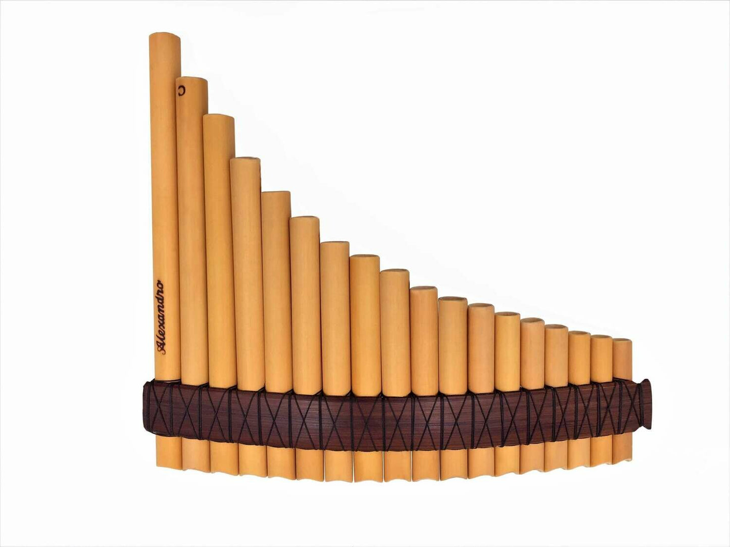 Pan Flute Professional 18 Notes – Hand Made with Corks