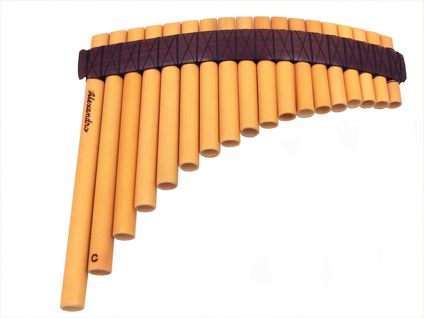Pan Flute Professional 18 Notes – Hand Made with Corks