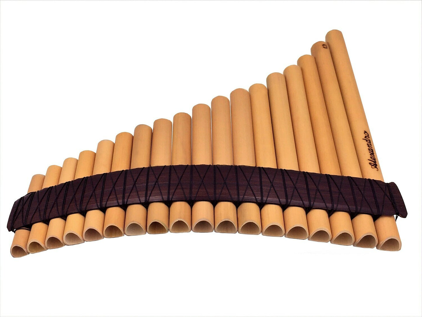 Pan Flute Professional 18 Notes – Hand Made with Corks