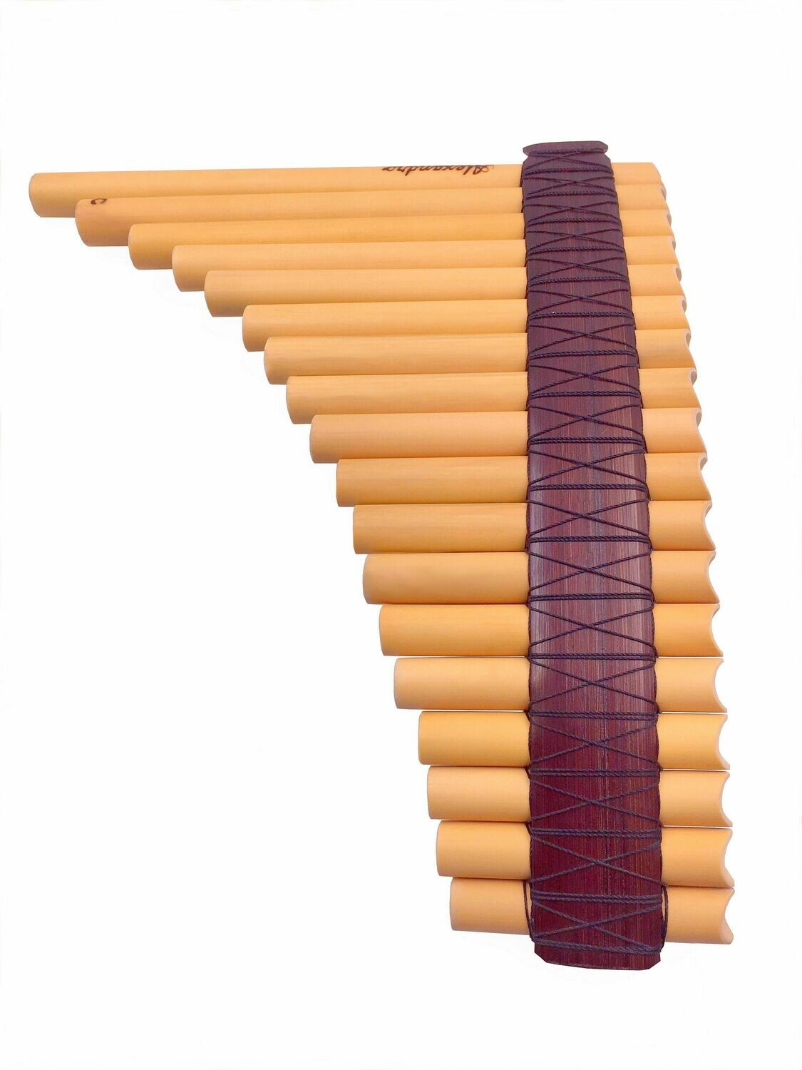 Pan Flute Professional 18 Notes – Hand Made with Corks