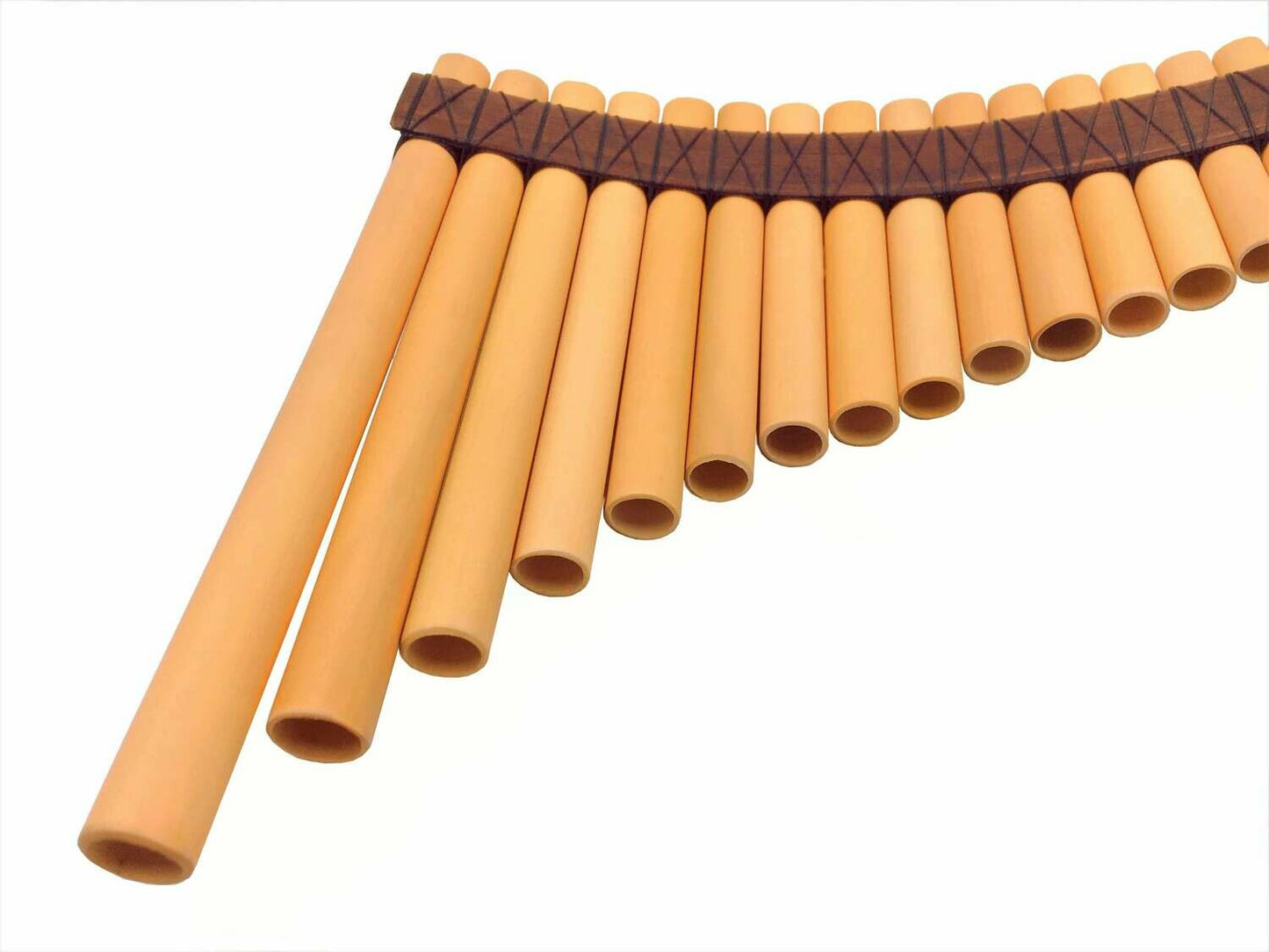 Pan Flute Professional 18 Notes – Hand Made with Corks