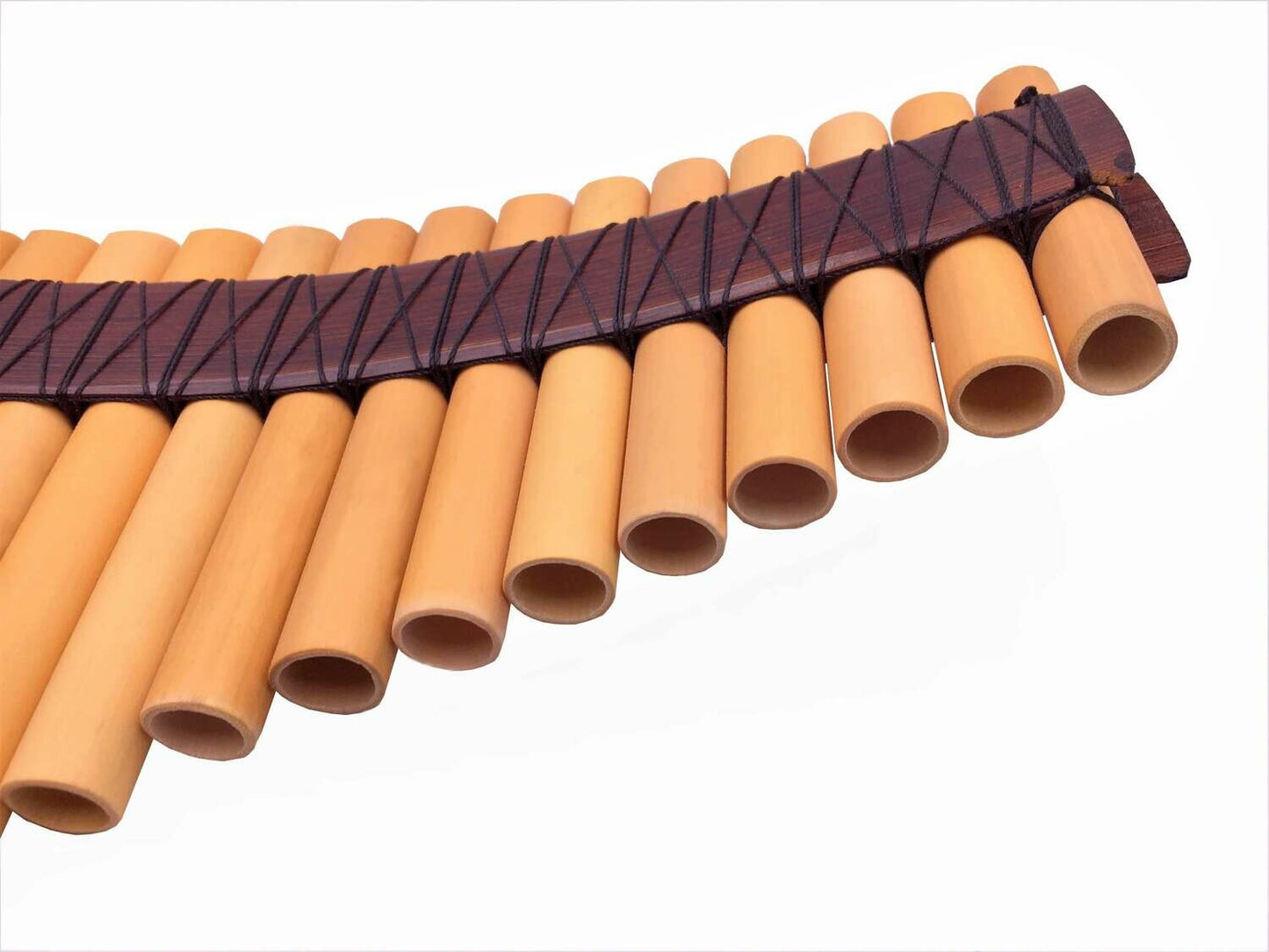 Pan Flute Professional 18 Notes – Hand Made with Corks