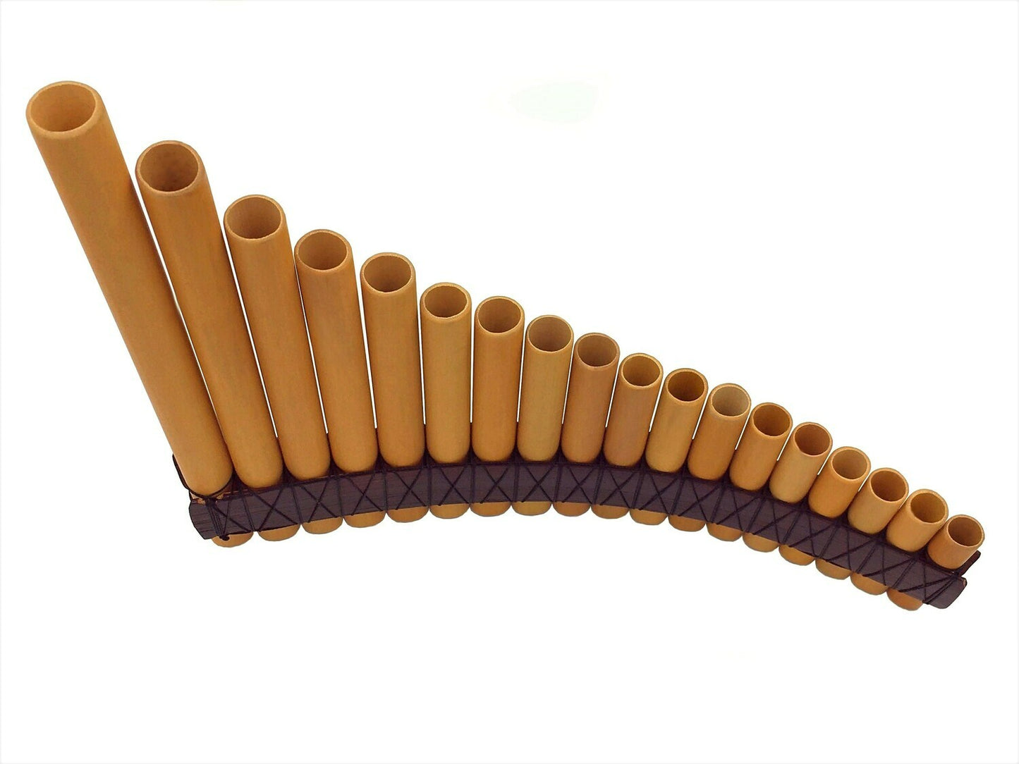 Pan Flute Professional 18 Notes – Hand Made with Corks